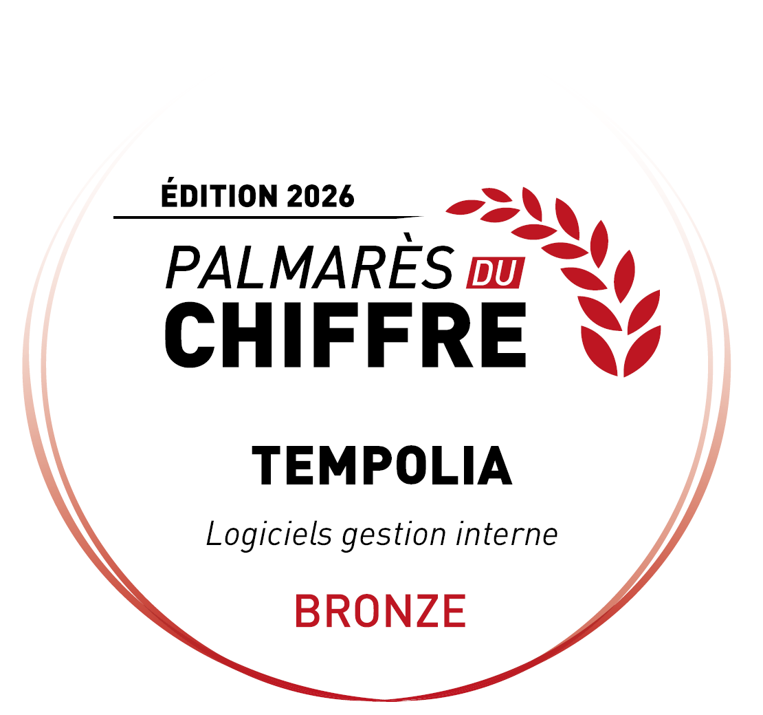 Tempolia, trophée de bronze 2026 du Palmarès du Chiffre
