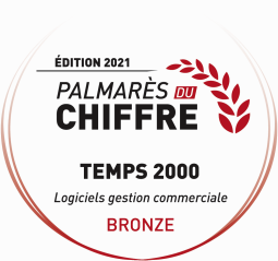 récompense monde du chiffre médaille TEMPOLIA